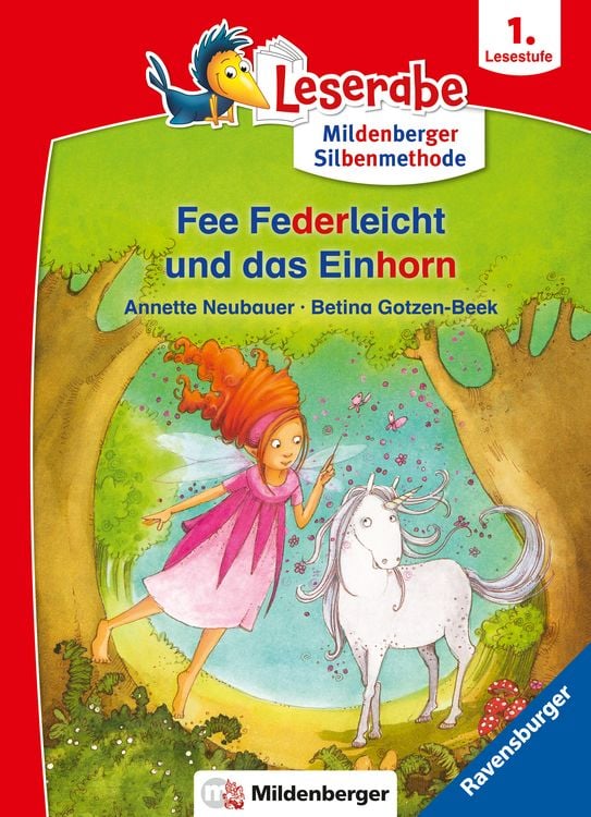 Produktbild: Leserabe mit Mildenberger Silbenmethode - Fee Federleicht und das Einhorn