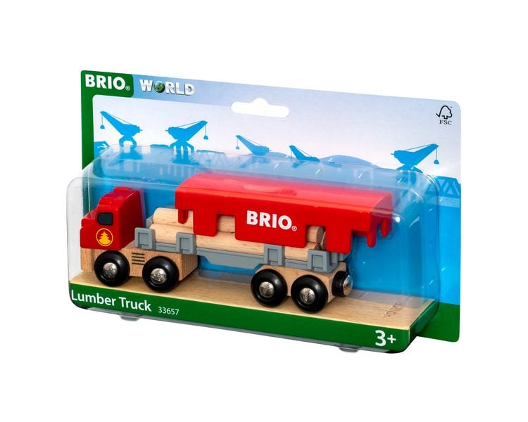 Produktbild: BRIO World - Holztransporter mit Magnetladung