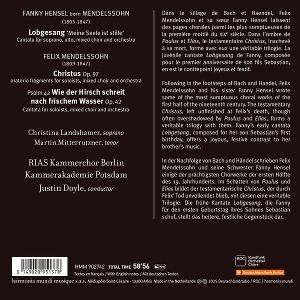 Produktbild: Fanny & Felix Mendelssohn: Sacred Music,Vol. 1