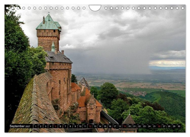 Produktbild: Unterwegs im Elsass (Wandkalender 2027 DIN A4 quer), CALVENDO Monatskalender