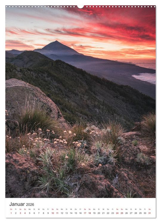 Produktbild: Teneriffa - Die Trauminsel (Wandkalender 2026 DIN A2 hoch), CALVENDO Monatskalender