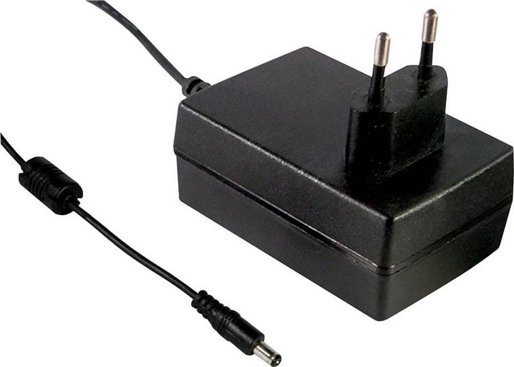 Produktbild: MEAN WELL GSM25E12-P1J Steckernetzteil, Festspannung 12 V/DC 2.08A 25W