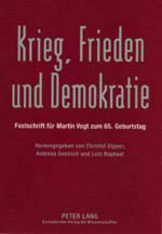 Produktbild: Krieg, Frieden und Demokratie