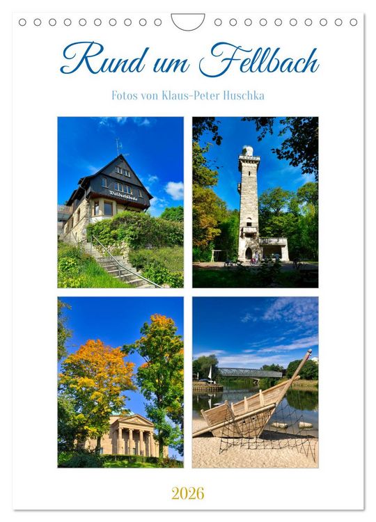 Produktbild: Rund um Fellbach (Wandkalender 2026 DIN A4 hoch), CALVENDO Monatskalender