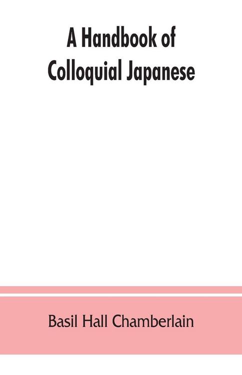 Produktbild: A handbook of colloquial Japanese