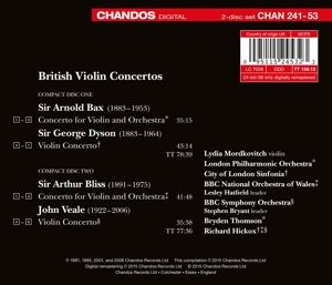 Produktbild: Britische Violinkonzerte