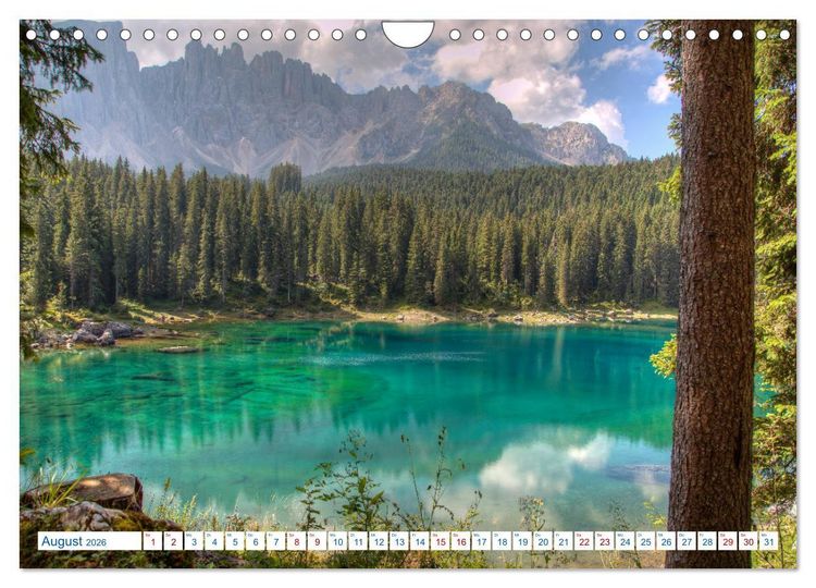 Produktbild: S&uuml;dtiroler Impressionen (Wandkalender 2026 DIN A4 quer), CALVENDO Monatskalender