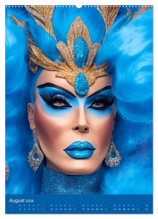 Produktbild: Drag Queens im Rampenlicht (hochwertiger Premium Wandkalender 2026 DIN A2 hoch), Kunstdruck in Hochglanz