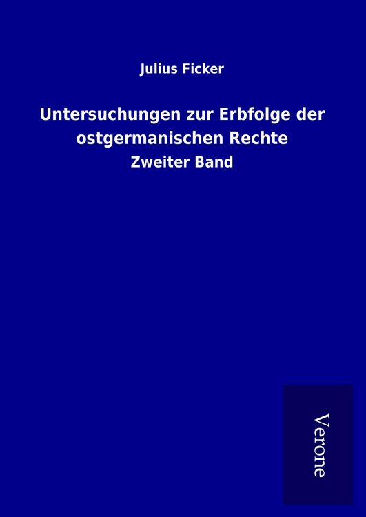 Produktbild: Untersuchungen zur Erbfolge der ostgermanischen Rechte