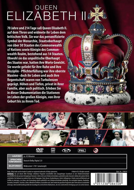 Produktbild: Queen Elizabeth II - Ihr Leben, Ihre Legende
