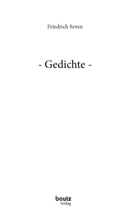 Produktbild: - Gedichte -
