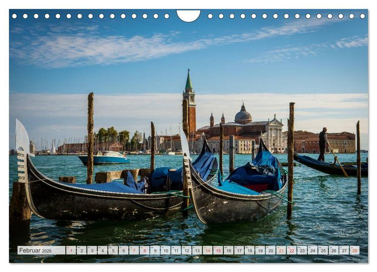Produktbild: Wundervolles Venedig (Wandkalender 2026 DIN A4 quer), CALVENDO Monatskalender