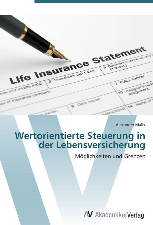 Produktbild: Wertorientierte Steuerung in der Lebensversicherung