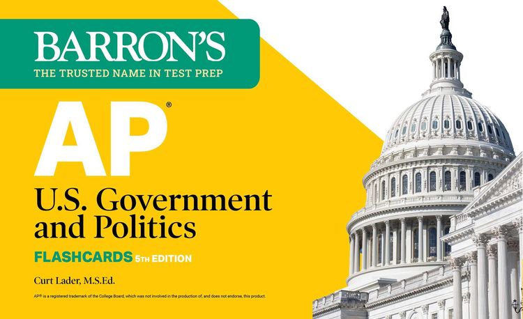 Produktbild: AP U.S. Government and Politics Flashcards, Fifth Edition: Up-to-Date Review