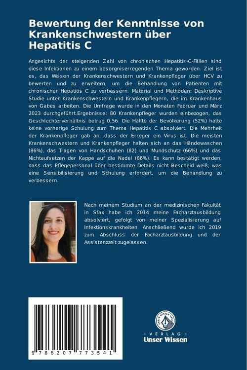 Produktbild: Bewertung der Kenntnisse von Krankenschwestern &uuml;ber Hepatitis C