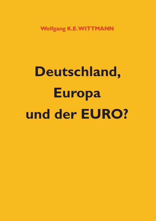 Produktbild: Deutschland, Europa und der Euro?