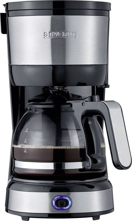 Severin KA 4808 Kaffeemaschine Schwarz Fassungsvermögen Tassen=4