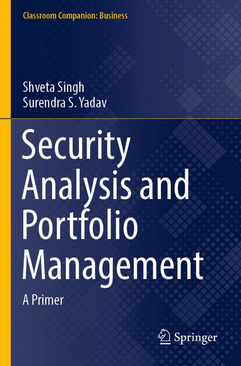 Produktbild: Security Analysis and Portfolio Management