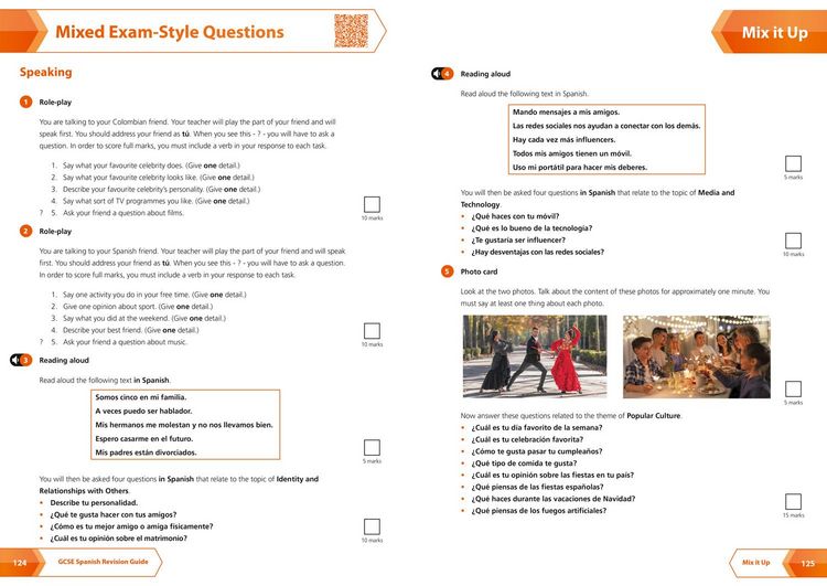 Produktbild: AQA GCSE 9-1 Spanish Complete Revision and Practice