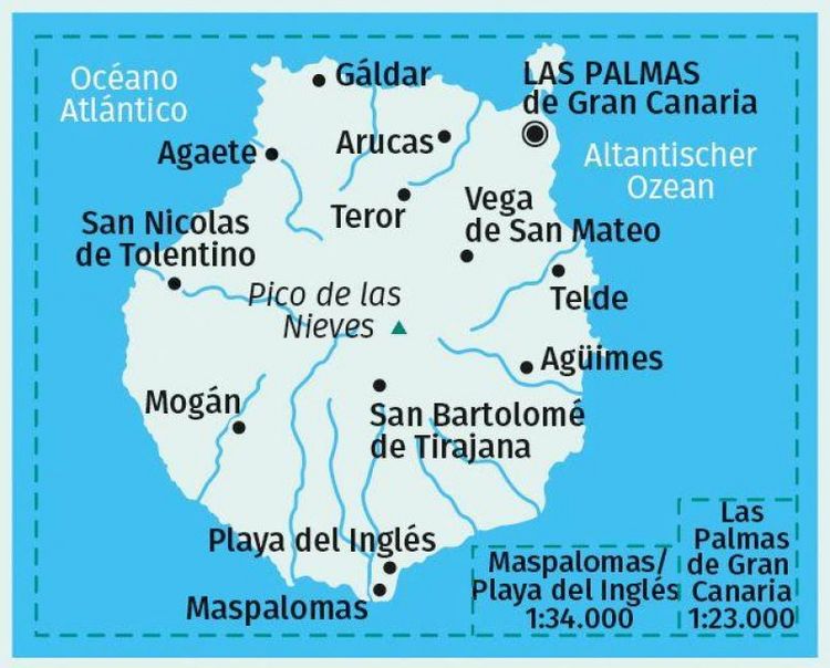 Produktbild: KOMPASS Wanderkarte 237 Gran Canaria 1:50.000