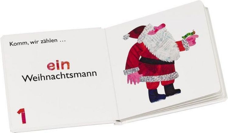 Produktbild: Die kleine Raupe Nimmersatt - 1, 2, 3 ... bald ist Weihnachten