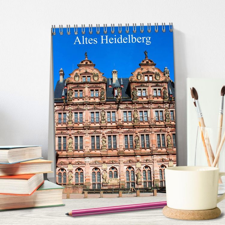 Produktbild: Altes Heidelberg (Tischkalender 2026 DIN A5 hoch), CALVENDO Monatskalender