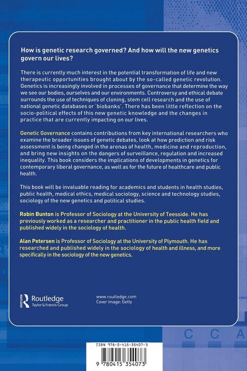 Produktbild: Genetic Governance