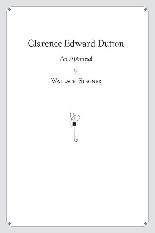 Produktbild: Clarence Edward Dutton: An Appraisal
