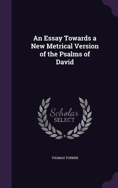 Produktbild: An Essay Towards a New Metrical Version of the Psalms of David