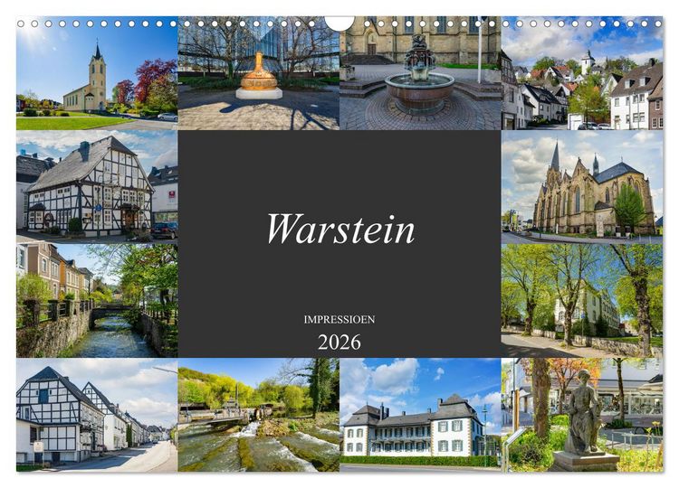 Produktbild: Warstein Impressionen (Wandkalender 2026 DIN A3 quer), CALVENDO Monatskalender