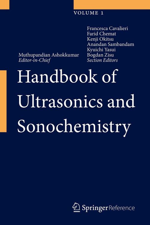 Produktbild: Handbook of Ultrasonics and Sonochemistry