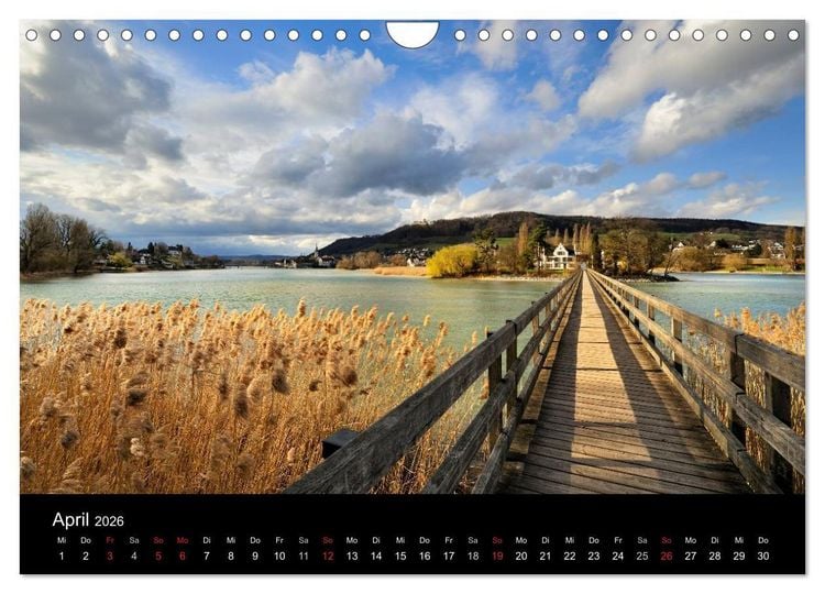 Produktbild: Bodensee - Uferlandschaften im sch&ouml;nsten Licht 2026 (Wandkalender 2026 DIN A4 quer), CALVENDO Monatskalender