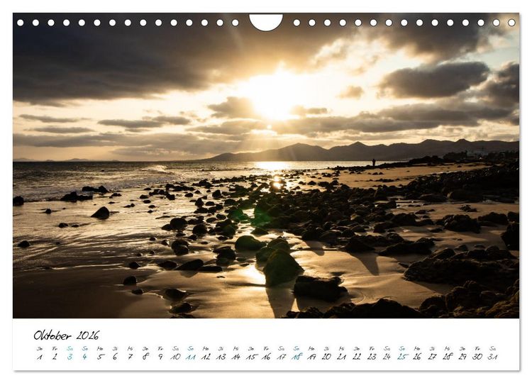 Produktbild: Lanzarote - Inselgl&uuml;ck im Atlantik (Wandkalender 2026 DIN A4 quer), CALVENDO Monatskalender