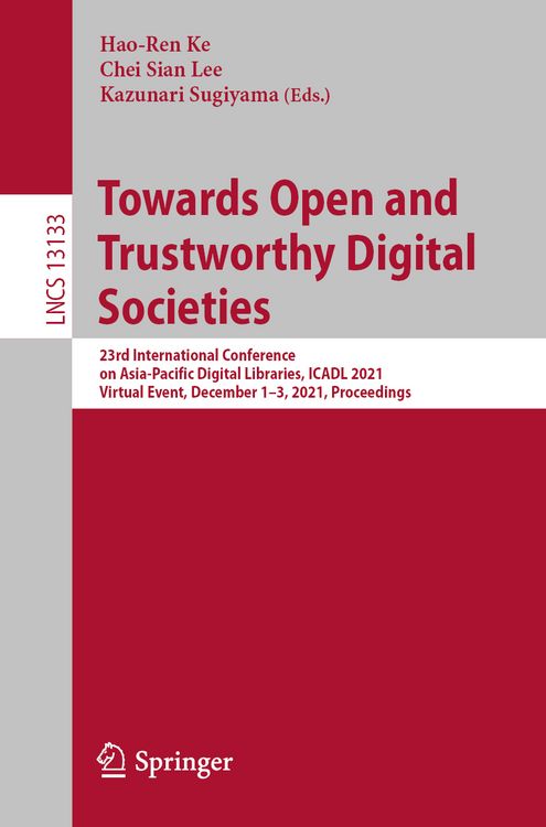 Produktbild: Towards Open and Trustworthy Digital Societies