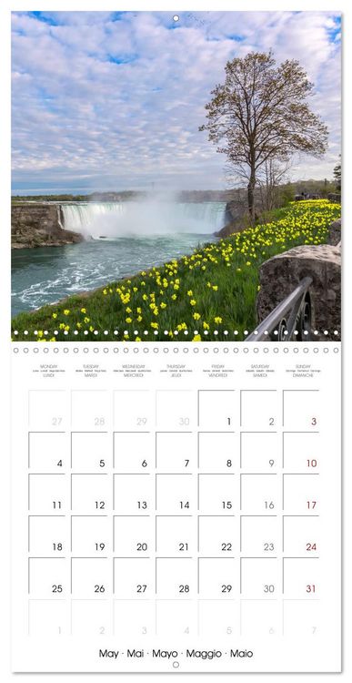 Produktbild: NIAGARA FALLS Idyllic impressions by day and night (Wall Calendar 2026 12 &times; 12 Inch) CALVENDO 12 Month Wall Calendar
