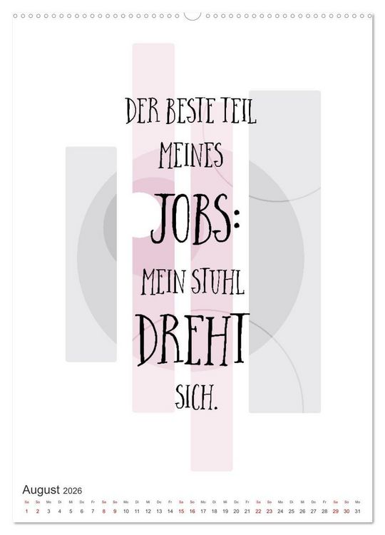 Produktbild: Mit Humor durch den Arbeitstag (Wandkalender 2026 DIN A2 hoch), CALVENDO Monatskalender