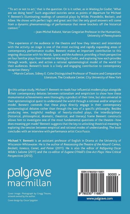 Produktbild: Words, Space, and the Audience