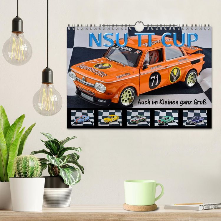 Produktbild: NSU TT CUP Auch im Kleinen ganz Gro&szlig; (Wandkalender 2026 DIN A4 quer), CALVENDO Monatskalender