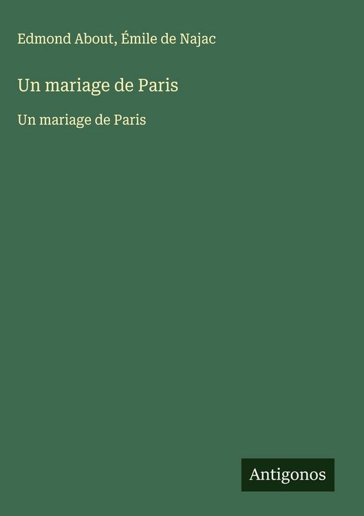 Produktbild: Un mariage de Paris