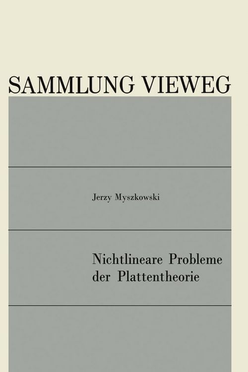 Produktbild: Nichtlineare Probleme der Plattentheorie