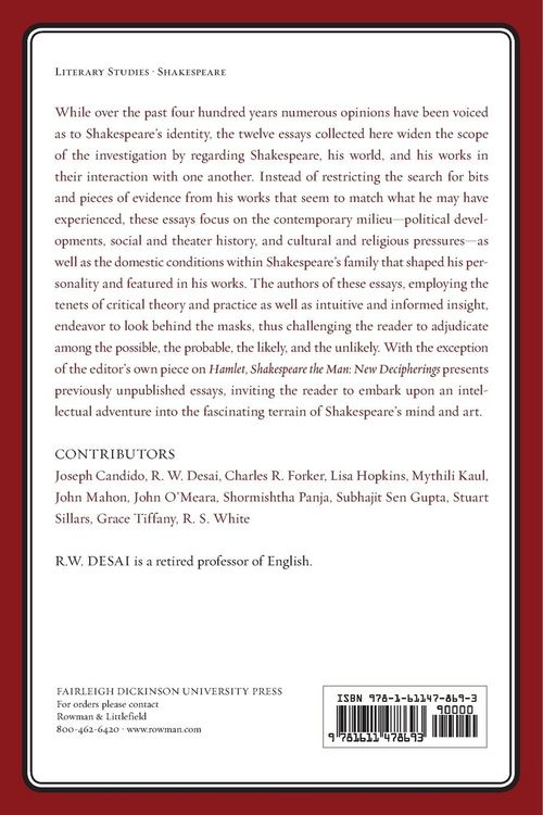 Produktbild: Shakespeare the Man