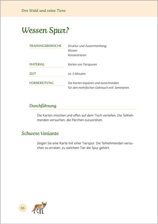 Produktbild: Ged&auml;chtnistraining f&uuml;r Senioren | Gehirnjogging f&uuml;r Naturliebhaber