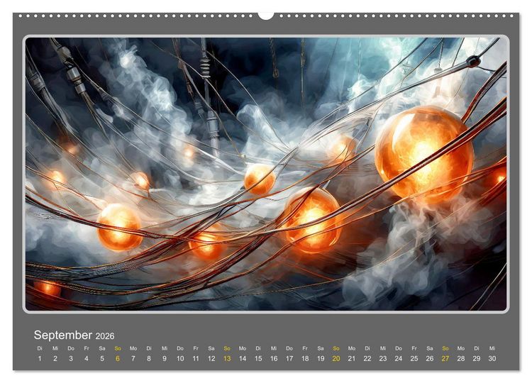 Produktbild: Energiefantasien (hochwertiger Premium Wandkalender 2026 DIN A2 quer), Kunstdruck in Hochglanz