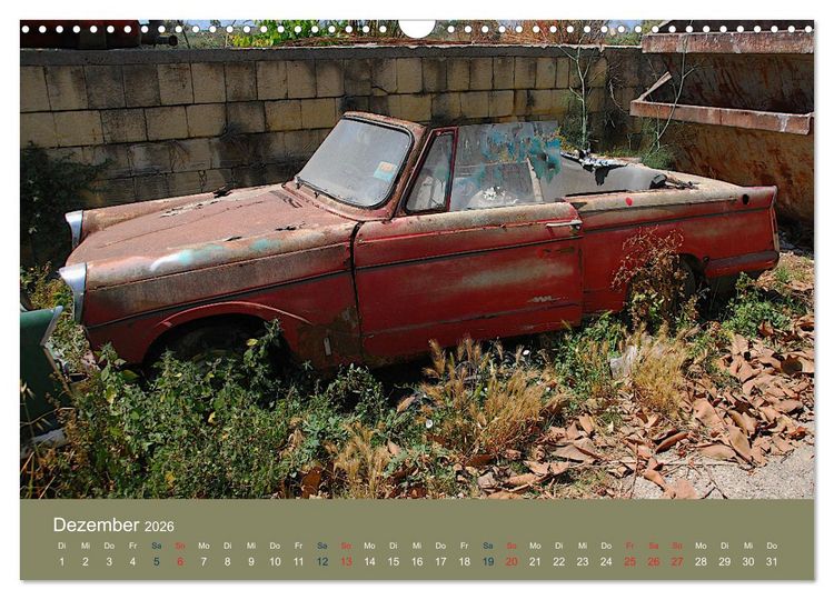 Produktbild: Alte Autos aus Europa (Wandkalender 2026 DIN A3 quer), CALVENDO Monatskalender