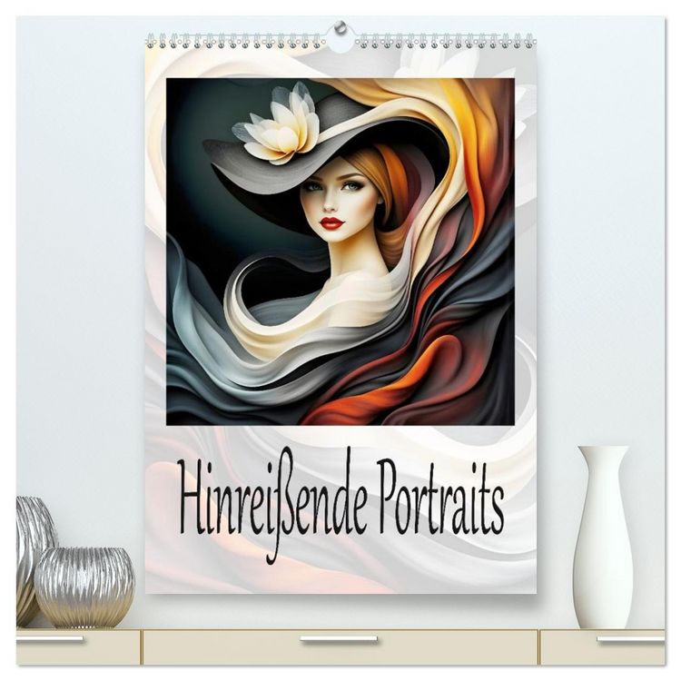 Produktbild: Hinrei&szlig;ende Portraits (hochwertiger Premium Wandkalender 2026 DIN A2 hoch), Kunstdruck in Hochglanz
