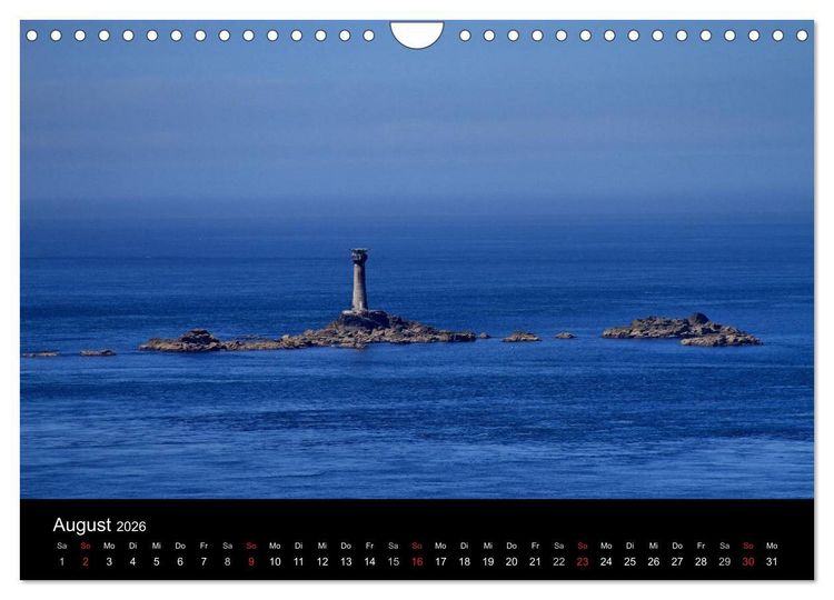 Produktbild: S&uuml;dwestengland (Wandkalender 2026 DIN A4 quer), CALVENDO Monatskalender