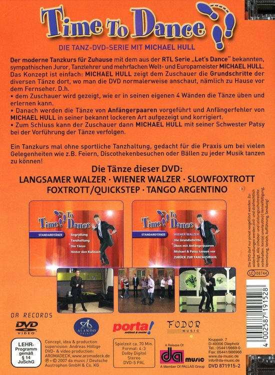 Produktbild: Time To Dance - Standardt&auml;nze