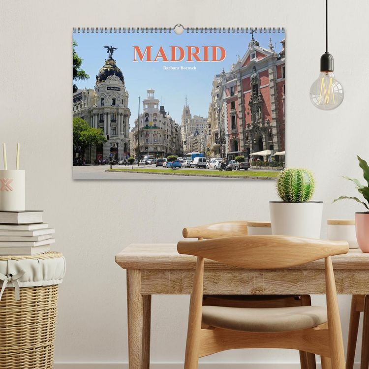 Produktbild: Madrid (Wandkalender 2026 DIN A3 quer), CALVENDO Monatskalender