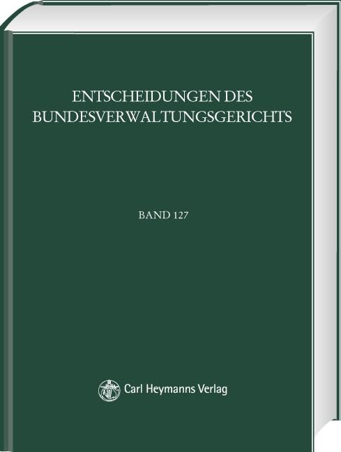 Produktbild: BVerwGE - Entscheidungen des Bundesverwaltungsgerichts / Registerband zu den B&auml;nden 91-100