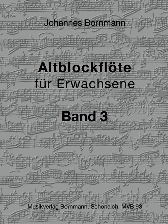 Produktbild: Altblockfl&ouml;te f&uuml;r Erwachsene - Band 3